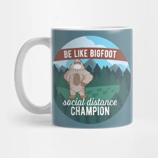 Social Distance Champion Bigfoot Mug